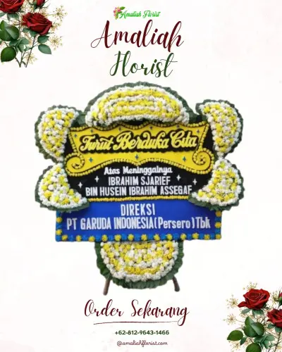 Papan Bunga Duka di Girirejo