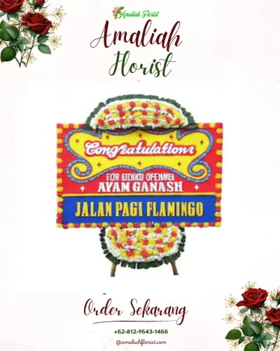 Bunga Papan Congratulation di Girirejo